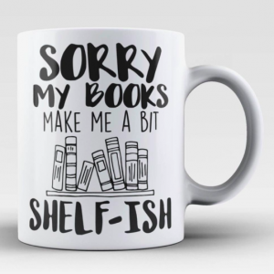 book shelf-ish mug