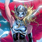 illustration of Jane Foster as mighty thor