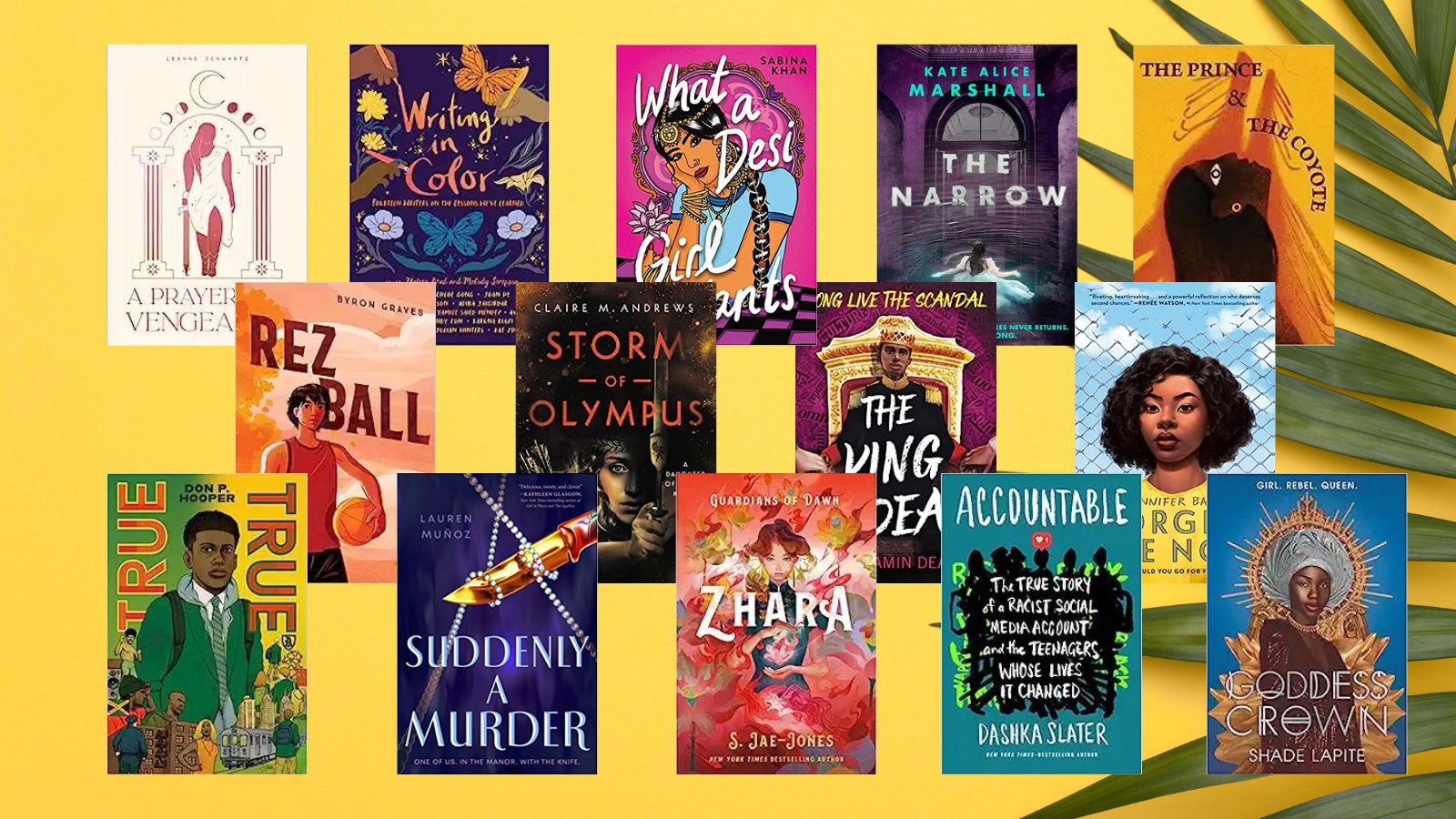 collage of summer 2023 YA book release covers