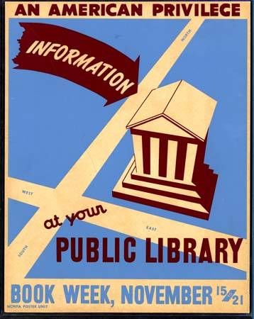 Poster promoting Book Week in North Carolina. Documented by Marxchivist.