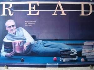 Paul Newman Read Poster