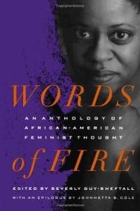 cover of words of fire a black history book