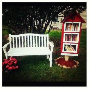 Little Free Library in Fenton, Michigan
