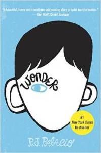 Wonder by R. J. Palacio book cover - books for 6th graders 