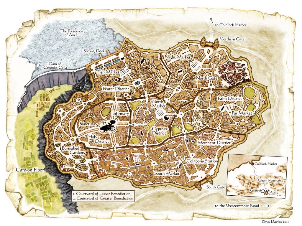 The map for Blake Charlton's Spellbound