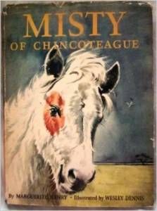 Misty of Chincoteague vintage book jacket