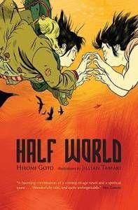 cover of half world by hiromi goto