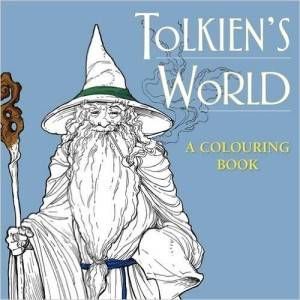 tolkiens world coloring book
