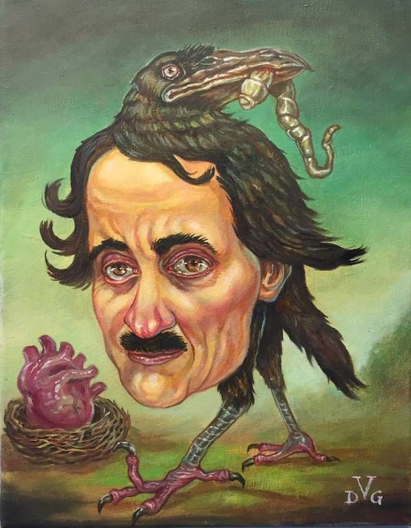 10 Striking Portraits of Edgar Allan Poe | David Gough