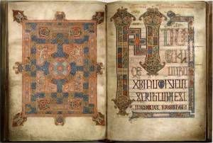 Carpet and incipit pages of the Gospel of Matthew.