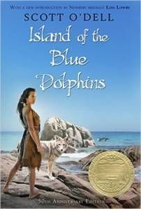 Island of the Blue Dolphins by Scott O'Dell cover