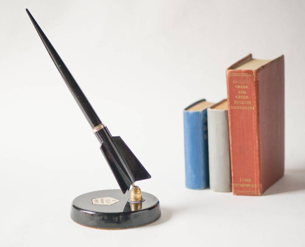 soviet era rocket pen and stand | 10 Luxurious Pens That Will Inspire You to Write