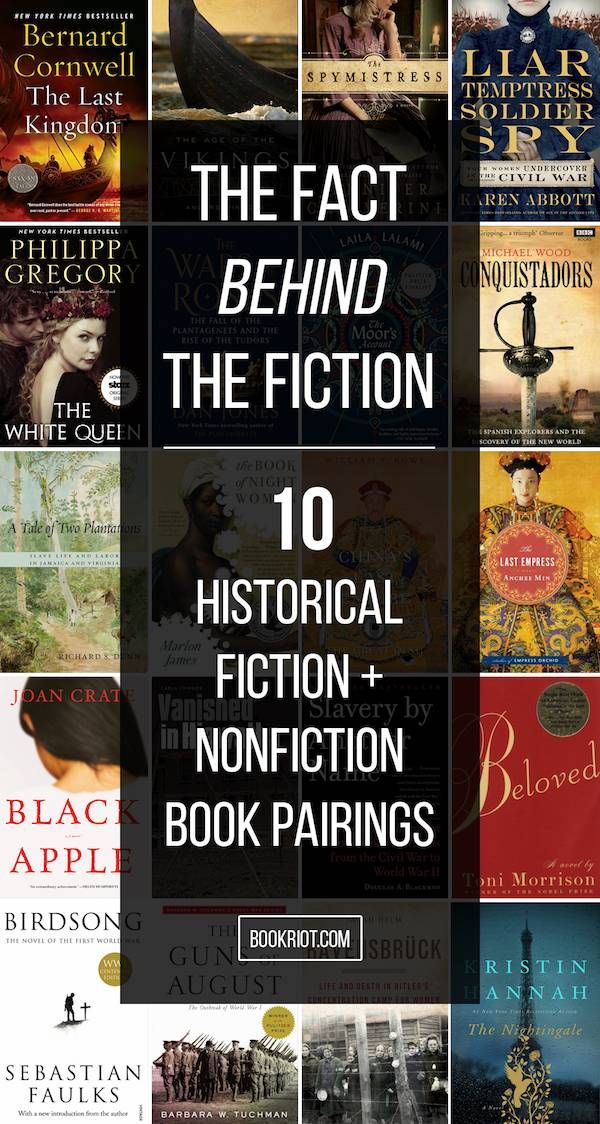 10 Nonfiction / Historical Fiction Book Pairings
