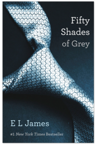Book cover of Fifty Shades of Grey by E.L. James