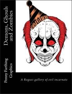 Demons Ghouls and Zombies Coloring Book
