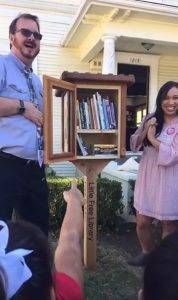 Little Free Library unveiling