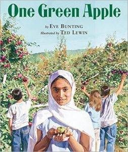 one-green-apple-by-eve-bunting-illustrated-by-ted-lewin