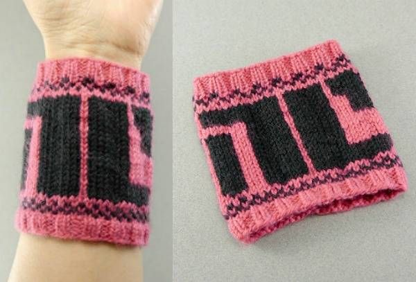 An amazing NC 'noncomplient' wrist cuff pattern for fans of Bitch Planet.