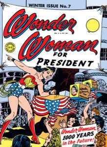 Wonder Woman #7 cover "Wonder Woman for President"