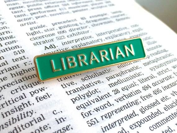 librarian pin