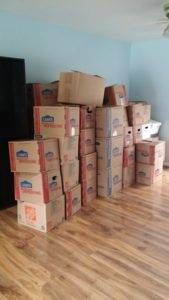 My Bookstore Anniversary: Moving Boxes of Books