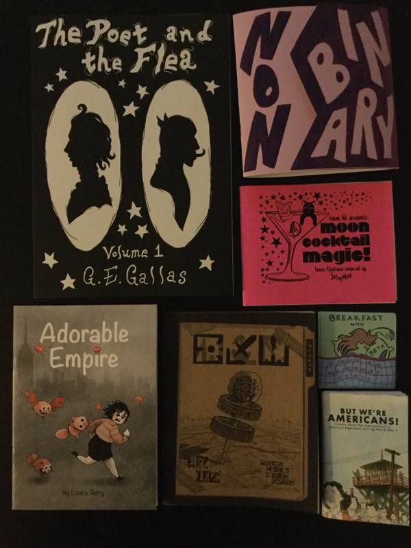 A few of the comic and zines I acquired at SPX