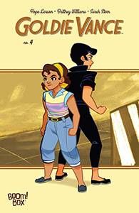Goldie Vance and Diane on a comic cover