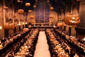 Hogwarts Great Hall Halloween Feast from QUIZ: Test Your Harry Potter Halloween Knowledge | BookRiot.com