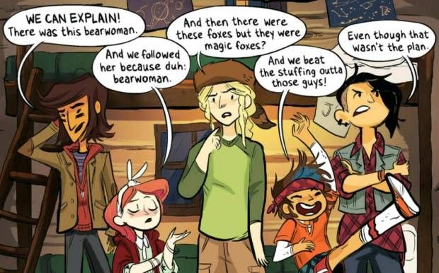 Lumberjanes Panel from Sci-fi and Fantasy Comics to Cure Your Superhero Hangover | Bookriot.com 
