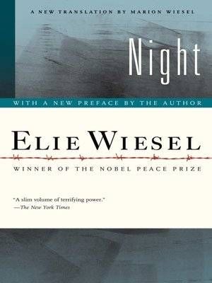 Night by Elie Wiesel cover