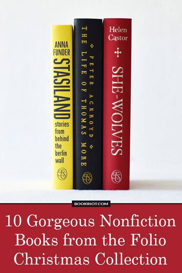 Want to treat yourself this holiday season? Check out these 10 GORGEOUS nonfiction books from the Folio Society's Christmas Collection!