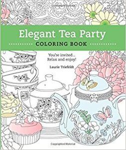 colouring book for international tea day