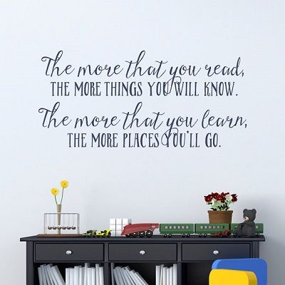 More You Know Wall Decal