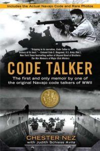 Code Talker Chester Nez cover in 100 Must Read Books About World War II | bookriot.com