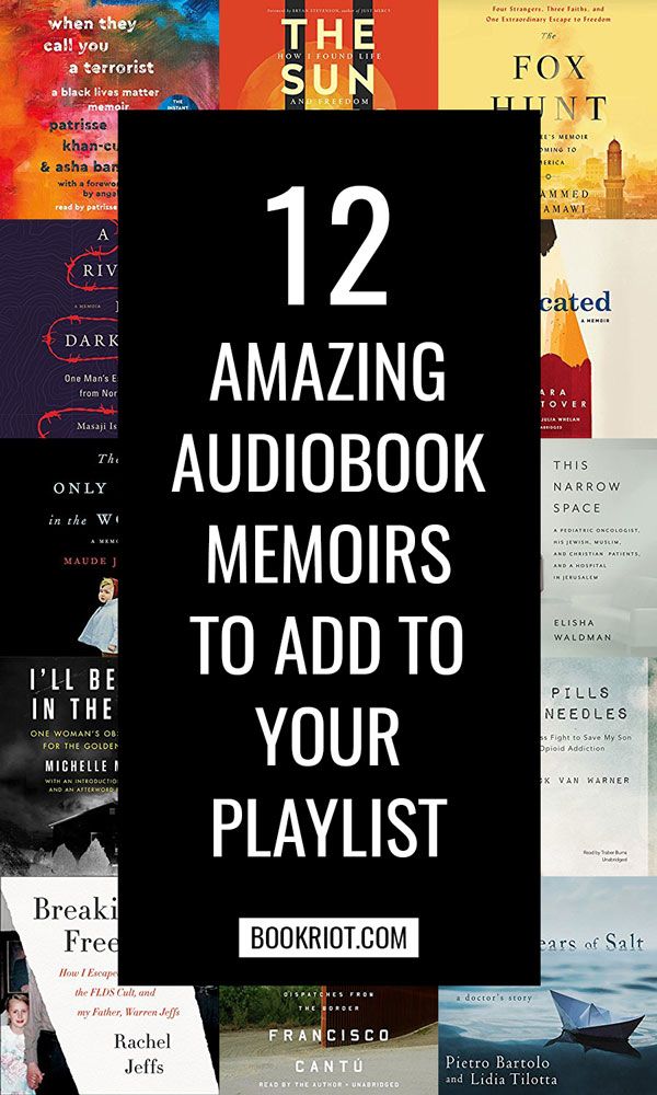 Looking for the perfect audiobook to listen to during your commute, workout, or road trip? Look for one of these amazing memoirs! | Audiobooks | Audio Books | Books | Reading | Book List | Memoirs