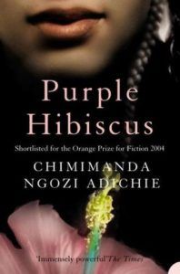 Purple Hibiscus from 50 Beautiful Book Covers Featuring Black Women | bookriot.com