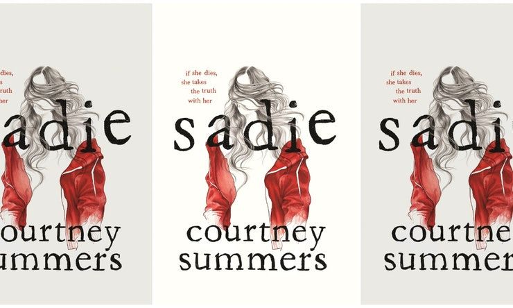 sadie by courtney summers book cover three times in a row