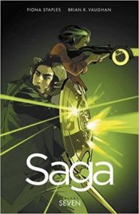 Saga Volume 7 by Brian K Vaughn and Fiona Staples