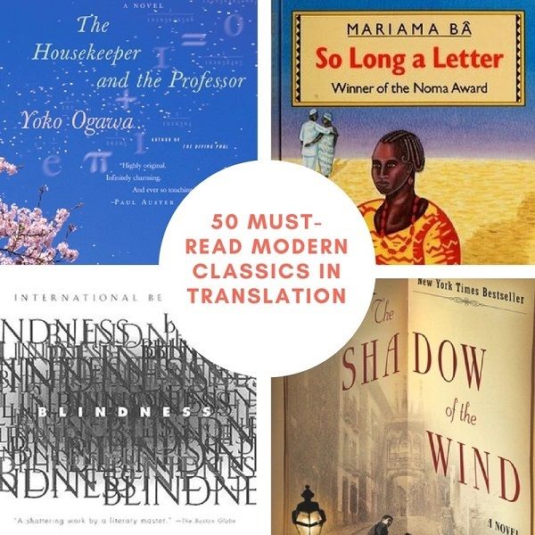 50 Must Read Modern Classics in Translation | Bookriot.com