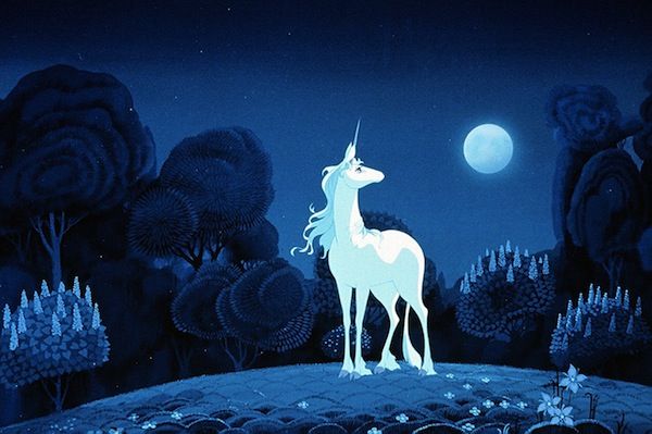 Scene from The Last Unicorn in 10 Movies You Didn't Know Were Based on Books | BookRiot.com