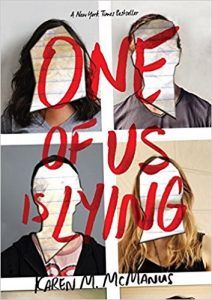 One Of Us Is Lying by Karen McManus cover