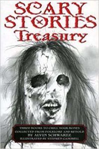 scary stories to tell in the dark book cover by stephen gammell and alvin schwartz