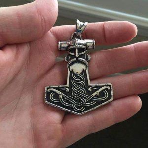 Bearded Thor's Hammer Necklace