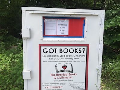 Big hearted books, donations