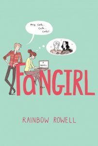 fangirl by rainbow rowell book cover ya books about anxiety
