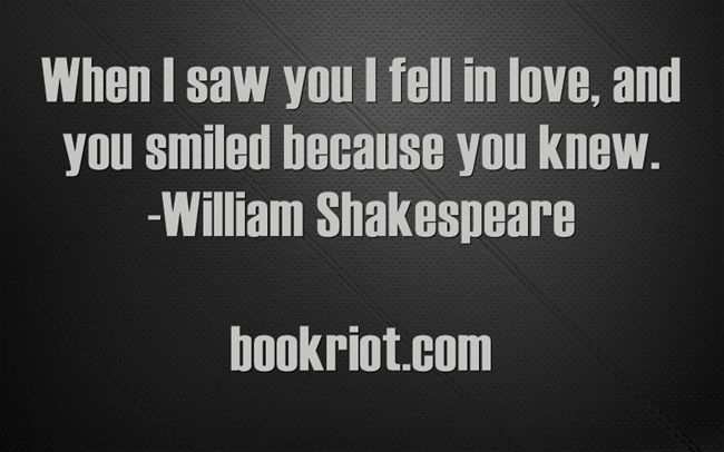 shakespeare wedding quote bookriot