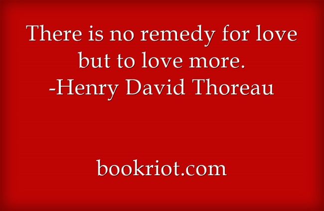 Thoreau wedding quote bookriot