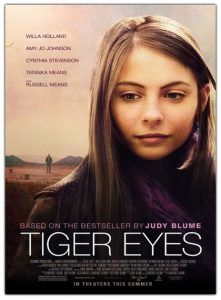 tiger eyes movie poster