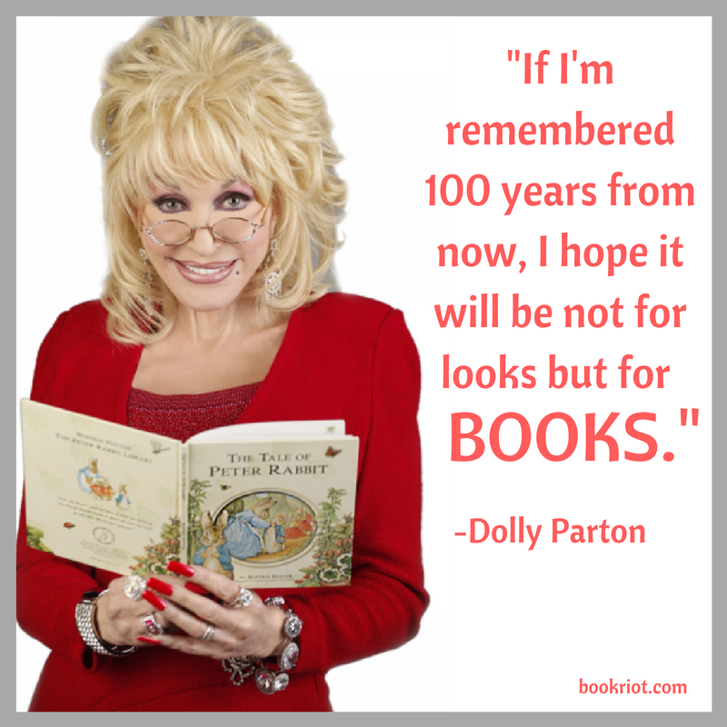 Dolly Parton quotes on reading