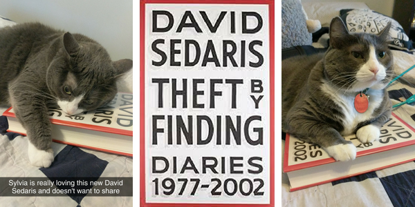 My cat reviews Theft by Finding by David Sedaris